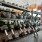 stacks of free weights in the fitness center