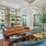 lounge area with leather couches, open spaces and boutique decor